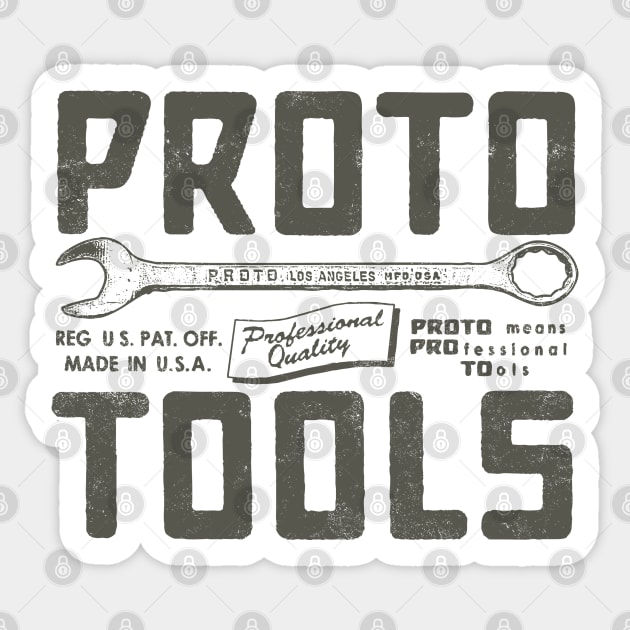 Proto Tools 3 by Buck Tee Sticker by Buck Tee
